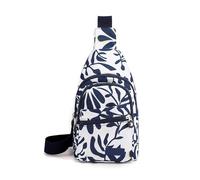 FANDARE Bolsos Cruzados Mujer Bolsos de Hombro Cruzados con Orificio para Auriculares Mochilas Bolsos a travesar Impermeable Bolso Mensajero Pecho Bandolera Senderismo Bolso asimétrico Sling Bag