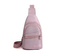 FANDARE Bolsos Cruzados Mujer Bolsos de Hombro Cruzados con Orificio para Auriculares Mochilas Bolsos a travesar Impermeable Bolso Mensajero Pecho Bandolera Senderismo Bolso asimétrico Sling Bag