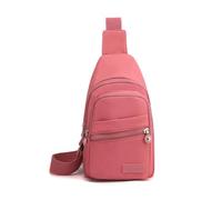 FANDARE Bolsos Cruzados Mujer Bolsos de Hombro Cruzados con Orificio para Auriculares Mochilas Bolsos a travesar Impermeable Bolso Mensajero Pecho Bandolera Senderismo Bolso asimétrico Sling Bag