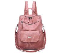 FANDARE Bolsos Mochila Mujer Bolsa de Hombro Impermeable Bolso Mochilas Tipo Casual Niña Bolsas Escolares Dama Casual Daypacks para Outdoor Viaje Partido Commuter Multifunción Bolso Rosa