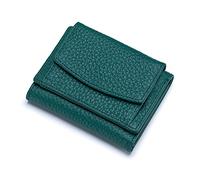 FANDARE Cartera Mujer Pequeña RFID Billetera Bolsos para Mujer Cuero Carteras Gran Capacidad Wallet Verde Oscuro