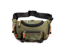 FANDARE Casual Bolso Pecho Bolsos de Hombre y Pecho al Aire Libre Cangurera Sling Bag Bolsos Cruzados Bandoleras Cruzada Mochilas y Bolsas de Viaje Deportes Ciclismo Montañismo Nylon Verde
