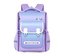 FANDARE Colegio Mochilas Infantiles Escolares Juveniles niño Reflectante Mochila Escolar Colegio Primaria Secundaria Instituto Niños Niña Casual Backpack para 3.º a 6.º Grado Morado Azul