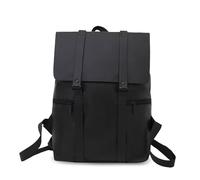 FANDARE Cuero PU Mochilas Tipo Casual Hombre Negocio Mochila School Bag Adolescentes Mochilas Escolares Hombre Ultraligero Bolsos Mochila para Viajar Senderismo Acampada Ciclismo Daypacks Negro