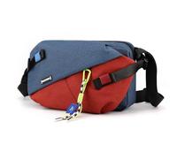 FANDARE Deporte Función Bolsos Cruzados Bandolera para Mujer Bolso de Hombro con un Colgante Exquisito Hombre Bolso Pecho organizado Nailon Bolso Crossbody Sling BagRojo Azul