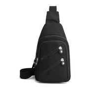 FANDARE Elegante Bolsos Cruzados Mujer Bolsos de Hombro Cruzados con Orificio para Auriculares Chica Mochilas Bolsos a travesar Impermeable Bolso Mensajero Pecho Bandolera Bolso asimétrico Sling Bag