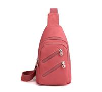 FANDARE Elegante Bolsos Cruzados Mujer Bolsos de Hombro Cruzados con Orificio para Auriculares Chica Mochilas Bolsos a travesar Impermeable Bolso Mensajero Pecho Bandolera Bolso asimétrico Sling Bag