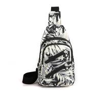 FANDARE Elegante Bolsos Cruzados Mujer Bolsos de Hombro Cruzados con Orificio para Auriculares Chica Mochilas Bolsos a travesar Impermeable Bolso Mensajero Pecho Bandolera Bolso asimétrico Sling Bag