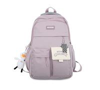FANDARE Elegante Bolsos Mochila para Mujer Mochilas Tipo Casual Bolsos Bandolera para Ordenador Portátil 15.6 Pulgadas Bolsas Escolares Bolsa de la Universidad Mochila Universidad Viaje Púrpura