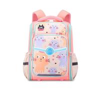 FANDARE Estilo británico Mochilas Infantiles Escolar Juveniles niña niño Mochila Escolar Reflectantes Mochila de Colegio Adolescentes Primaria Instituto Casual Backpack Rosa Nuevo