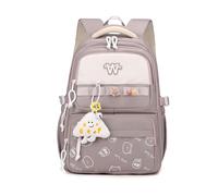 FANDARE Grafiti Mochilas Tipo Casual Lindo Mochila de Uso Diario Estudiante Compañero Universitario Minimalista Mochila Escolar Adolescentes Marcha Mujeres Hombre Bolsas Escolares Morado Oscuro