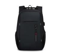 FANDARE Hombre Laptop Mochilas con Banda Reflectante Mujer Bolsa de Equipaje de Mano para avión Hombre Mochila Viaje Ryanair Bolsa Bolso de Mano Mochila Viaje Bolsos Negocio Trabajo Mochila Negro