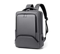 FANDARE Hombre Mochila Laptop Mochila Universidad con Puerto USB Mochila Portatil Bolsas Escolares para Laptop de 15.6 Pulgadas Mochila Multiusos Mochilas Gris