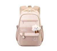 FANDARE Juvenil Mochilas Tipo Casual Estudiante Vuelta al Cole Llamativo Mochila Escolar Adolescentes Niñas Marcha Mujeres Hombre Bolsas Escolares Bolsos de Trabajo Urbana versátil Viaje Marrón Claro
