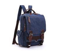 FANDARE Lienzo Bolso de Hombro para Hombre Mujer Bolsa Bandolera Bolso de Cintura Militar Mochila Bolso Cruzado para Viajes Ciclismo Senderismo Sling Crossbody Bag Azul Oscuro A