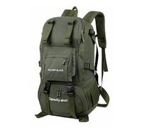 FANDARE Lienzo Mochila de Senderismo Mochila Enrollable Mochilas de Marcha Mochilas de Ciclismo Trekking al Aire Libre Daypack Bolsa de Cuerda para Viaje Excursionismo Equipaje Daypacks Verde