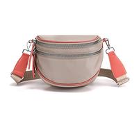 FANDARE Ligero Bolsos Bandolera Bolsos Cuerpo Cruzados Pequeños Bolsas de Mensajero Pecho Hombre Mujer Deportes Gimnasio Escuela Uso Diario Sling Crossbody Bag Impermeable Nylon Oxford Caqui A