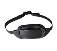 FANDARE Ligero Bolsos Cruzados Bolsa de Pecho Riñonera Deportiva Cangurera Bandoleras Cruzada Sling Bag Impermeable para Hombre Mujer Colegio Viaje Ciclismo Hiking Camping Aptitud Daypacks Negro