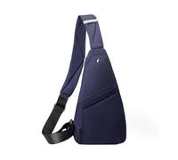 FANDARE Ligero Deporte Bolsos cruzados con bandas reflectantes bandolera para mujer Bolso de hombro Hombro Sling Crossbody Bag Hombre Bolsa pecho organizado Azul A