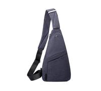 FANDARE Ligero Deporte Bolsos cruzados con bandas reflectantes bandolera para mujer Bolso de hombro Hombro Sling Crossbody Bag Hombre Bolsa pecho organizado Azul B