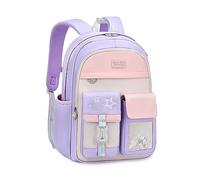 FANDARE Lindo Mochilas Infantiles Galaxy Mochila Ultraligero Mochilas Escolares para niños y niñas Mochilas Infantil Mochilas Tipo Casual para Estudiante Viaje Mochila Escolar Púrpura