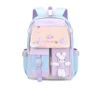 FANDARE Lindo Mochilas Infantiles Mochilas Escolares Mochila Ultraligero Adolescentes Mochilas Escolares Mochila Escolar Grande para niños y niñas Mochilas Infantil Mochilas Tipo Casual Azul púrpura