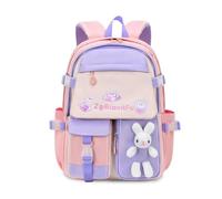 FANDARE Lindo Mochilas Infantiles Mochilas Escolares Mochila Ultraligero Adolescentes Mochilas Escolares Mochila Escolar Grande para niños y niñas Mochilas Infantil Mochilas Tipo Casual Rosa A