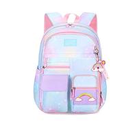 FANDARE Lindo Mochilas Infantiles Mochilas Tipo Casual Ultraligero Mochilas Escolares Mochilas Infantil Niñas Mochilas Escolares para para 3-6 Grado Estudiante Primaria Mochila Galaxia Azul