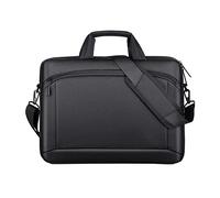 FANDARE Maletin Portatil 12.9 Pulgadas Bolsa de Hombro Bandolera para Ordenador Portátil Portadocumentos Maletines Bolsas para Hombres Mujeres Colegio Viajar Trabajo Negocio Messenger Bag Negro
