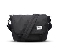 FANDARE Mensajero Messenger Bag Crossbody Bolso Bandolera Shoulder Bag Portátil Estudiante Viaje Trabajo Escuela Bolso Poliéster Negro