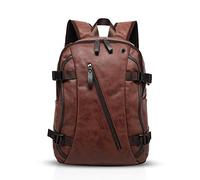 FANDARE Mochila 14 Pulgadas Mochila Polyester Negocios Senderismo Estudiante Viaje Mochila Anti-Robo Hombre/Mujeres Impermeable PU Marr髇