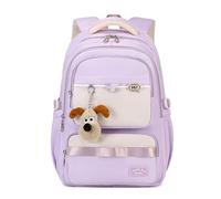 FANDARE Mochila Adolescente Chica Bolsas Escolares Mochila Instituto Adolescentes Mochilas Escolares Mochila Instituto Back to School Mochila Universidad Mujer Hombre Casual Daypack Morado Claro