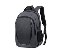 FANDARE Mochila Antirrobo Mochila Portatil 15.6 Pulgadas Mochila Hombre Mochila con Puerto de Carga USB Bolsos Bandolera Backpack para el Laptop para Ordenador del Negocio Trabajo Diario Viaje Grau