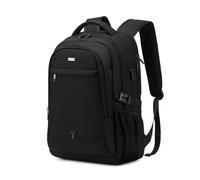 FANDARE Mochila Cabina Avion Mochila Portatil 15.6 Pulgadas Mochila Hombre Mujer Mochila con Puerto de Carga USB Bolsos Bandolera Backpack para Negocio Trabajo Diario Viaje Mochila Negro