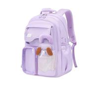 FANDARE Mochila Colegiala para Mujer Mochila de Ordenador con Banda para Maleta Funda Oculta Antirrobo Ligera Impermeable Gran Capacidad para Universidad viajes diarios Morado