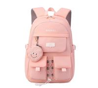 FANDARE Mochila con Monedero, Mochila Escolar Moderna para Secundaria & Bachillerato, Mochila versátil Diaria para Niñas & Niños 5-14 años - Uso Diario, Viajes, Campus Rosa