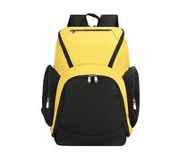 FANDARE Mochila de Baloncesto Bolsos Mochila Bolsos Bandolera para Zapatos Bolsas Escolares Mochilas Tipo Casual para fútbol, Baloncesto, Voleibol Mochila de Deporte Amarillo Negro