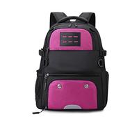 FANDARE Mochila de Baloncesto con Compartimento de Pelota & y Compartimento para Zapatos Mochilas Escolares para Portatil 15.6 Pulgadas para fútbol, Baloncesto, Voleibol Mochila de Deporte Rosa roja