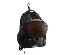 FANDARE Mochila de Baloncesto con Compartimento de Pelota & y Compartimento para Zapatos Mochilas Escolares para Portatil 15.6 Pulgadas para fútbol, Baloncesto, Voleibol Mochila de Deporte Negro