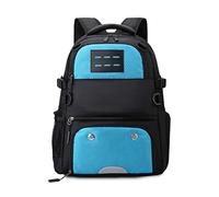 FANDARE Mochila de Baloncesto con Compartimento de Pelota & y Compartimento para Zapatos Mochilas Escolares para Portatil 15.6 Pulgadas para fútbol, Baloncesto, Voleibol Mochila de Deporte Azul