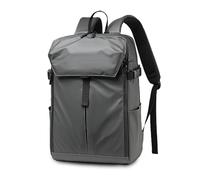 FANDARE Mochila de Baloncesto Mujer Hombre Mochilas Tipo Casual Mochila de Senderismo Baloncesto Bolsas para Material Mochila Laptop Mochilas de Ciclismo Daypack Cuero Impermeable PU Gris