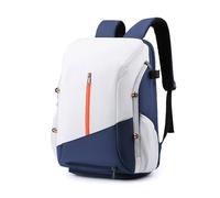 FANDARE Mochila de Baloncesto Tenis Bádminton Bolsas para Material Mujer Hombre Mochilas Tipo Casual Baloncesto Bolsas para Material Mochila Laptop Daypack con Compartimento para Zapatos Azul