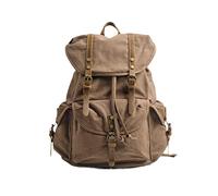 FANDARE Mochila de Senderismo Lienzo Mochila Trekking al Aire Libre Bolsa de Cuerda Mochilas Escolares Mochila Deportiva para Viaje Excursionismo Caminatas Acampadas o Uso Diari Daypacks