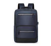 FANDARE Mochila de Viaje Mochila Casual con Puerto USB Soporte para Maleta Compartimento para Portátil 15.6 Pulgadas Azul