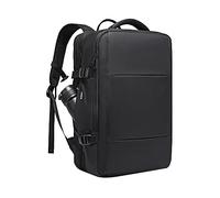 FANDARE Mochila de Viaje para Hombre Mochila de Carga 47L con USB Compartimiento Impermeable Separado Húmedo/Seco Espalda Antirrobo y Transpirable para Trabajo Deporte Viajes Negro