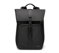 FANDARE Mochila de Viaje para Hombre y Mujer Mochila de Negocios Impermeable con Bandas para Equipaje y Compartimento para Portátil de 15.6 Pulgadas Diseño Moderno con Múltiples Bolsillos Negro
