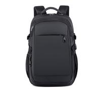 FANDARE Mochila de Viaje para Hombre y Mujer Mochila Grande Impermeable con Puerto USB Cargador para Portátil 15.6 Pulgadas Negro