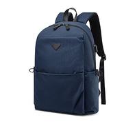 FANDARE Mochila de Viaje para Ordenador 15.6 Pulgadas, Bolsa de Trabajo Impermeable con Puerto de Carga USB, Gran Capacidad y Correa para Equipaje, para Negocios, Deporte y Viajes Azul oscuro