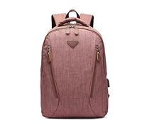 FANDARE Mochila de Viaje para Ordenador Portátil 12.9 Pulgadas 10L Mochila de Negocios con Puerto de Carga USB para Hombre y Mujer para Trabajo Deporte y Viaje Marrón