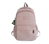 FANDARE Mochila Escolar Casual Mujer Hombre Bandolera de Viaje Portatil Daypack Impermeable Rosa